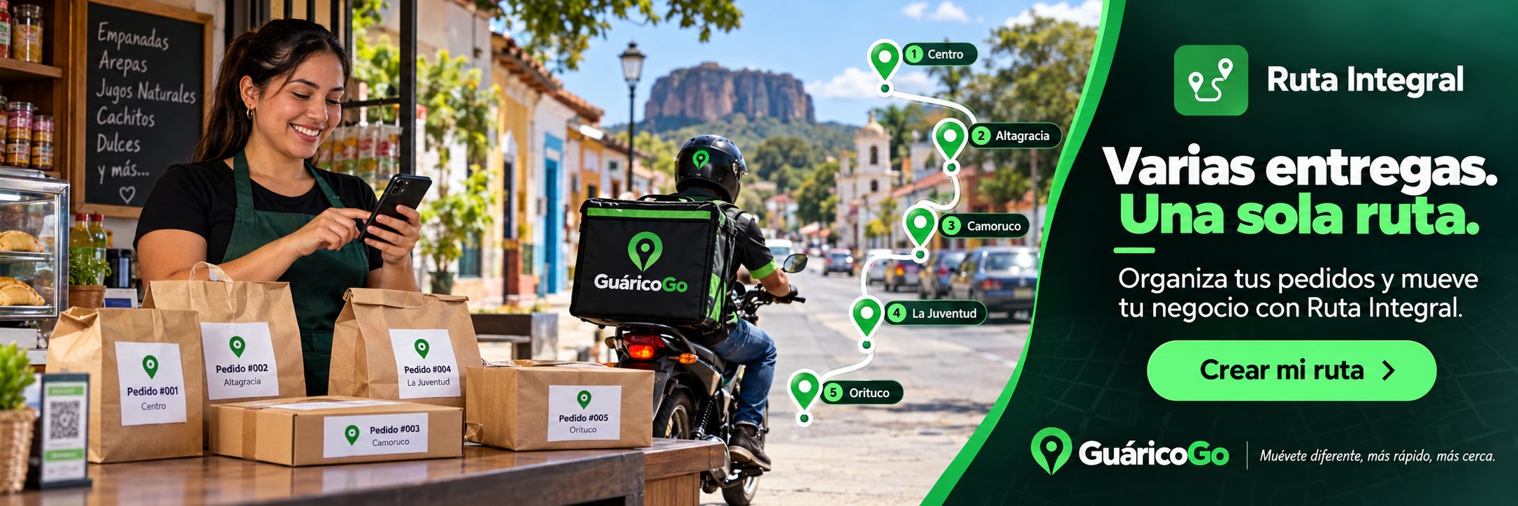 Rutas integrales GuáricoGo